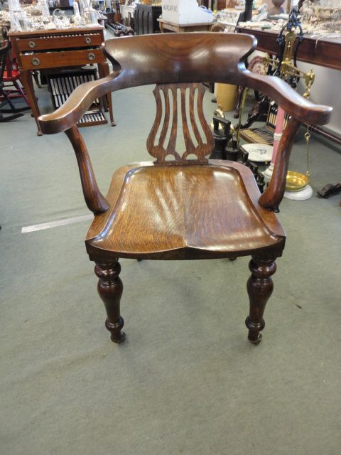 Quality Oak Desk Chair