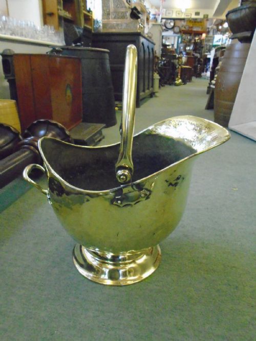 Traditional Brass Coal Helmet