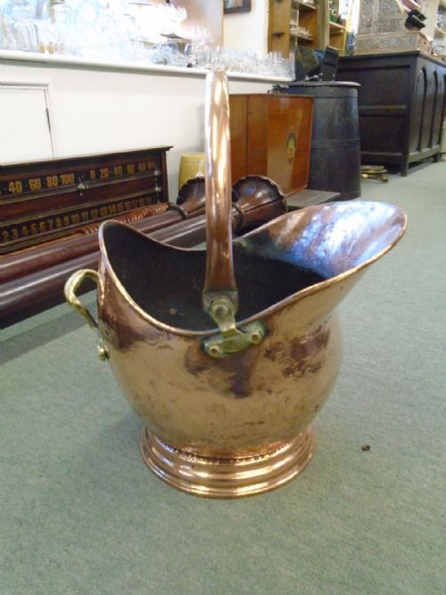 Traditional Copper Coal Helmet