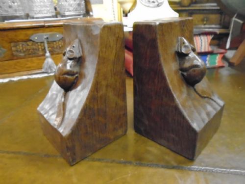 Mouseman  Bookends