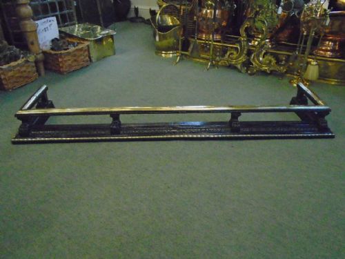Large Steel & Brass Fender