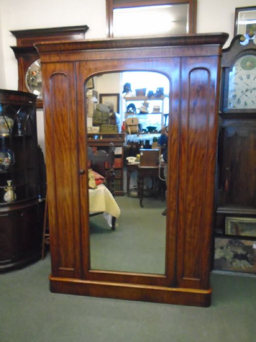 Victorian Mahogany  Double Robe