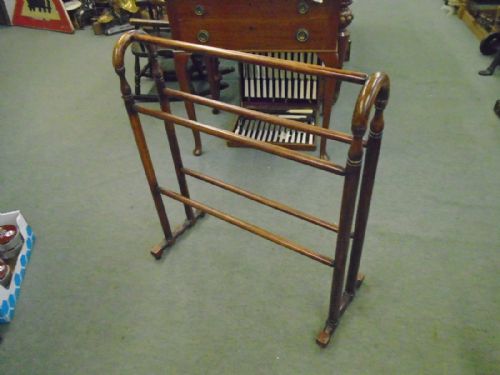 Victorian Mahogany Towel Rail