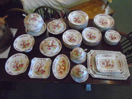Large Impressive Decorative Dinner Service