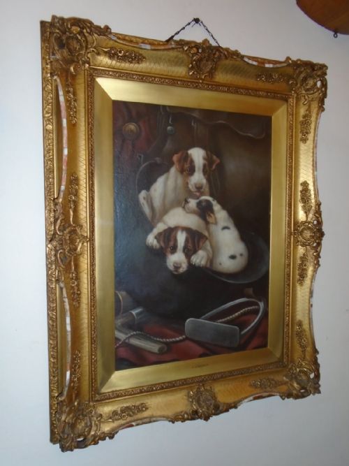 Oil Painting by  J Vincent 1901