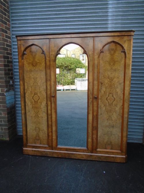 Victorian Walnut Wardrobe