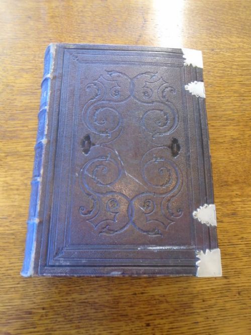 Bible with Unusual Clasps