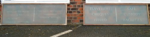 Pair of Etched Windows