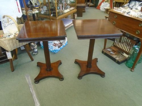 Pair of Mahogany Sofa Tables