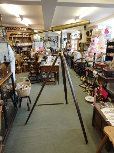 Brass Telescope on Stand