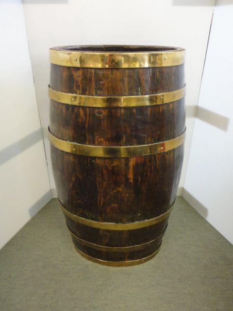 Oak Barrel Stick Stand