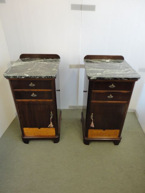 Pair of Deco Bedsides