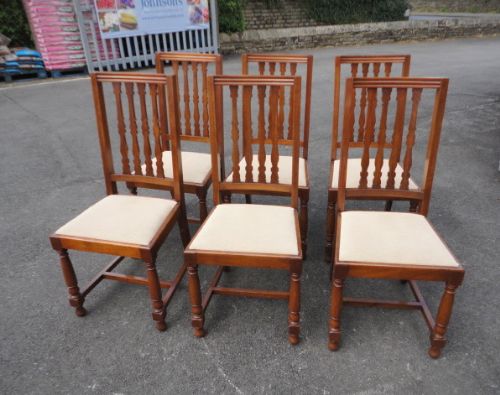 Set of 6 Mahogany Chairs