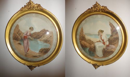 Pair of Sea Shore Prints