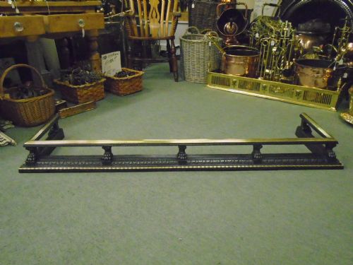 Large Steel & Brass Fender