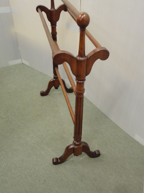 Victorian Mahogany Towel Rail