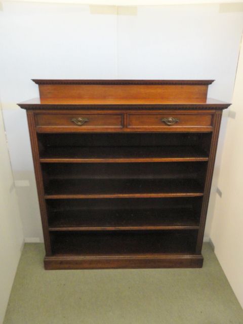 Mahogany Bookshelves