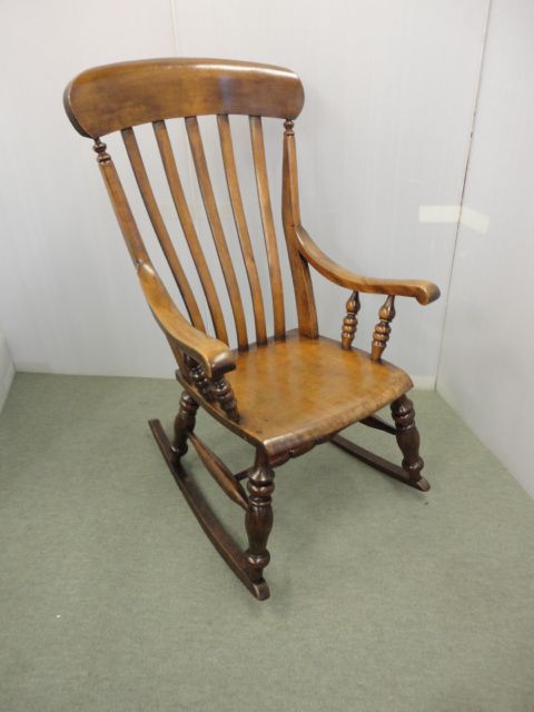 Slat Back Rocking Chair