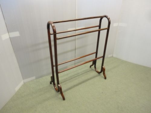 Victorian Mahogany Towel Rail