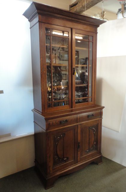 Arts & Crafts Oak Bookcase