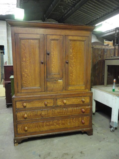 Cumbrian Pine Housemaids Cupboard