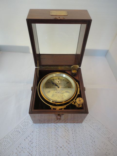 Mahogany Ships Chronometer