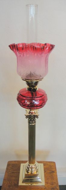 Quality Cranberry Oil Lamp