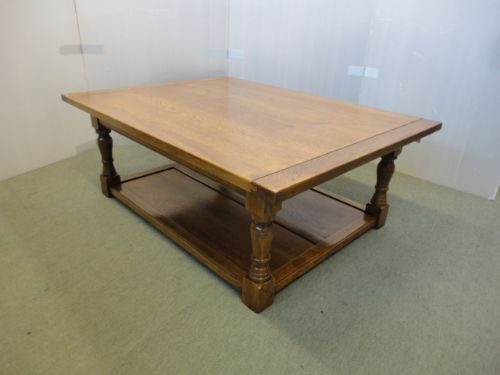 Large Oak Coffee Table
