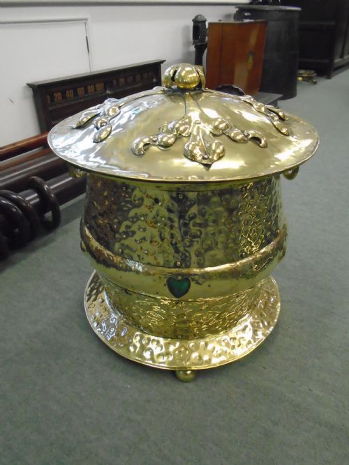 Fantastic Arts & Crafts Coal Vase & Lid