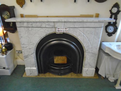 Superb Victorian Marble Fireplace