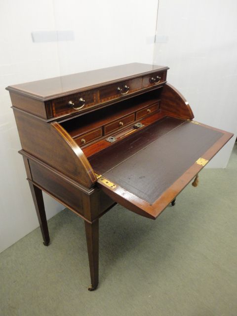 Superb Quality Maple & Co Inlaid Writing Desk