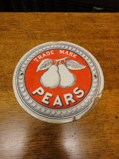 Pears Soap Sign
