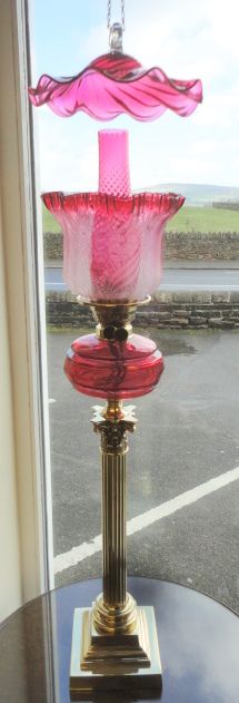 Quality Cranberry Oil Lamp