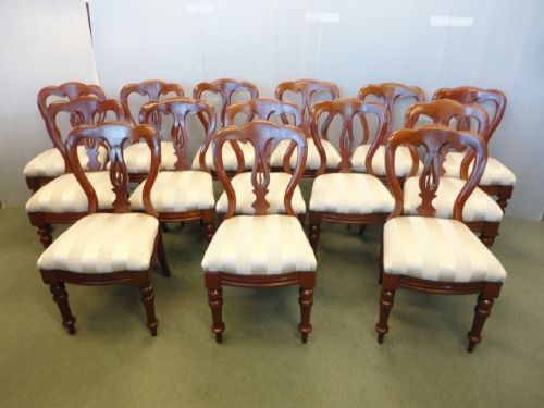 Set of 14 Victorian Chairs