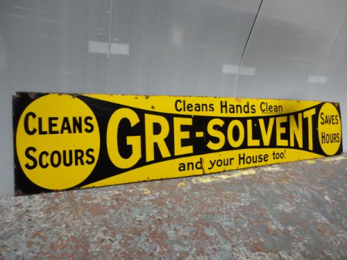 Enamel Sign