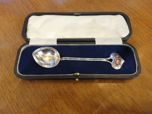 Arts & Crafts Silver Baby Spoon