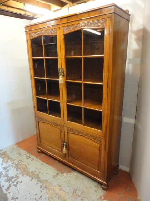 Heavy Quality Walnut Bookcase