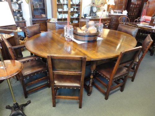 Extra Large Oak Oval Table
