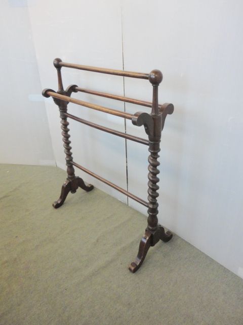Victorian Mahogany Towel Rail