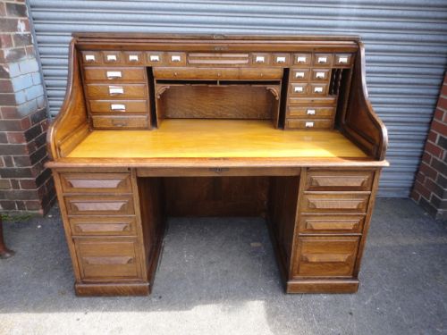 Victorian Roll Top Desk