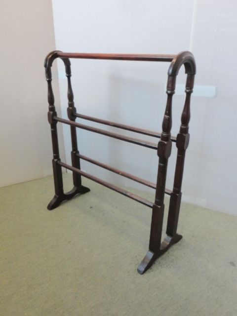 Victorian Mahogany Towel Rail