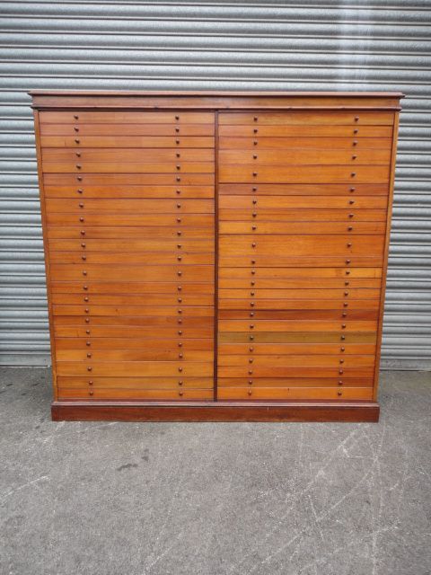 Superb Mahogany Collectors Cabinet