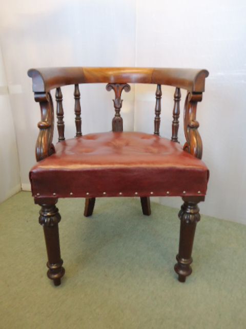 Quality Mahogany Desk Chair