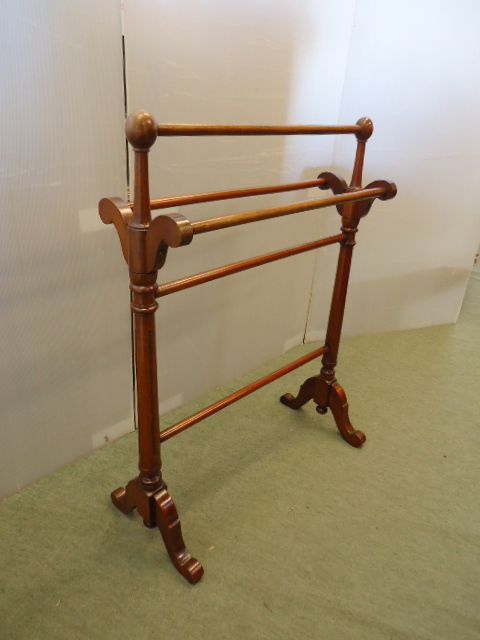 Victorian Mahogany Towel Rail