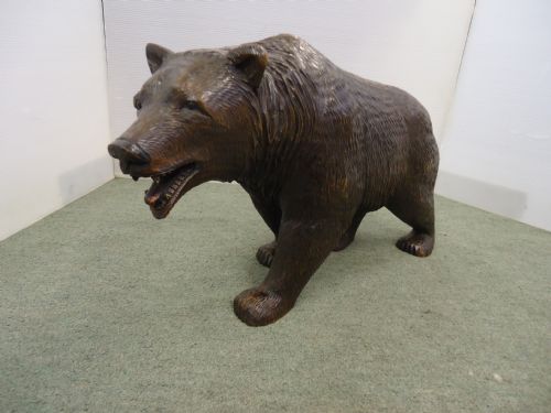 Large Black Forest Strolling Bear