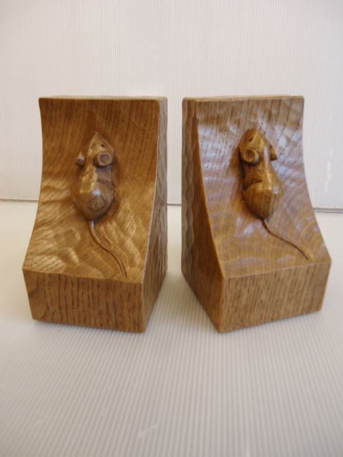 Robert ' Mouseman' Thompson  Bookends.
