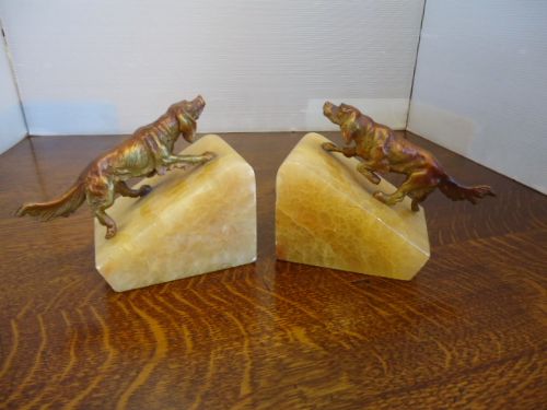 Pair of Setter Bookends