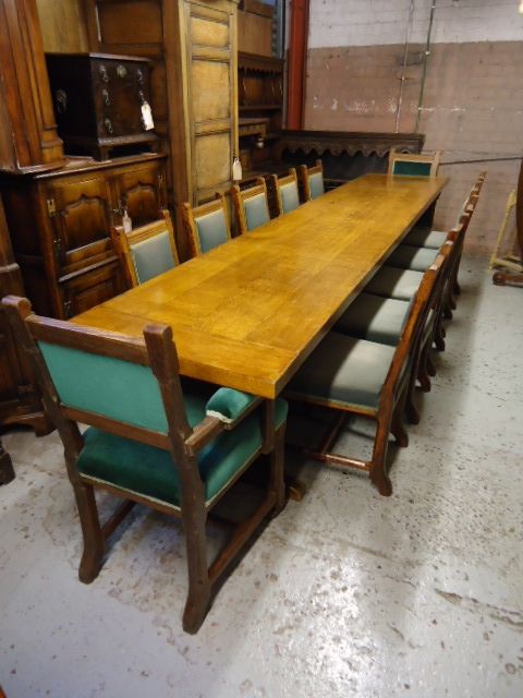 Super 12' Oak Table