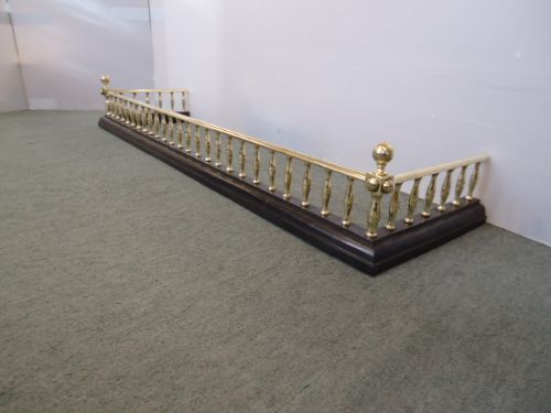 Victorian Iron & Brass Fender