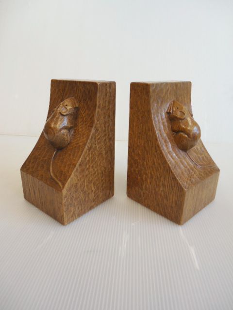Robert ' Mouseman' Thompson  Bookends.